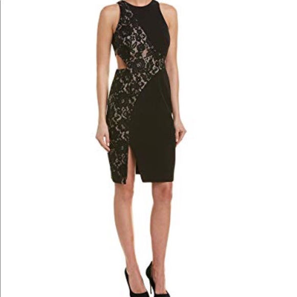 Aidan Mattox Dresses & Skirts - Aidan Mattox Crepe and lace Dress